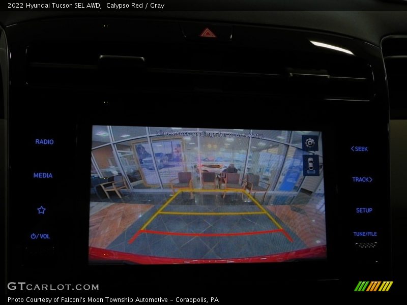 Calypso Red / Gray 2022 Hyundai Tucson SEL AWD