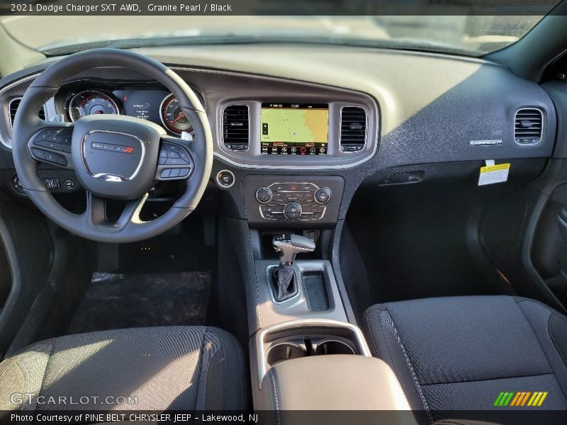 Granite Pearl / Black 2021 Dodge Charger SXT AWD