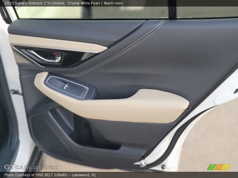 Crystal White Pearl / Warm Ivory 2020 Subaru Outback 2.5i Limited