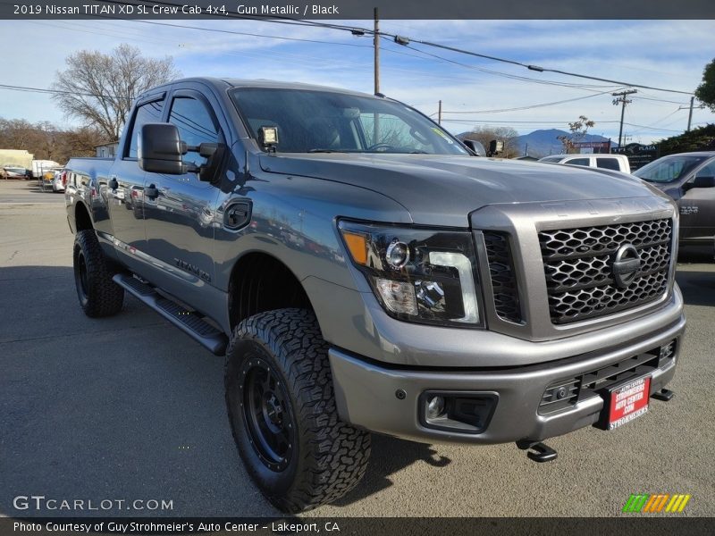 Gun Metallic / Black 2019 Nissan TITAN XD SL Crew Cab 4x4