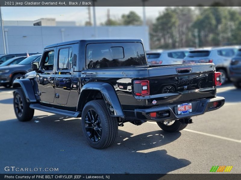 Black / Black 2021 Jeep Gladiator Overland 4x4