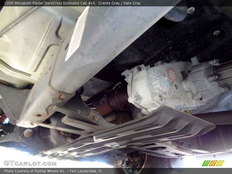 Undercarriage of 2006 Raider DuroCross Extended Cab 4x4