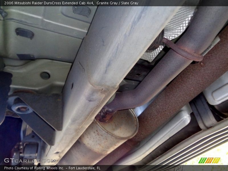 Undercarriage of 2006 Raider DuroCross Extended Cab 4x4