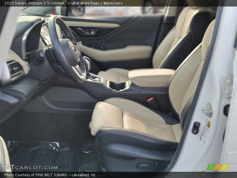 Crystal White Pearl / Warm Ivory 2020 Subaru Outback 2.5i Limited