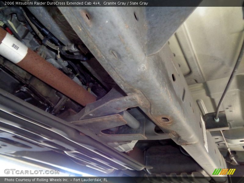 Undercarriage of 2006 Raider DuroCross Extended Cab 4x4