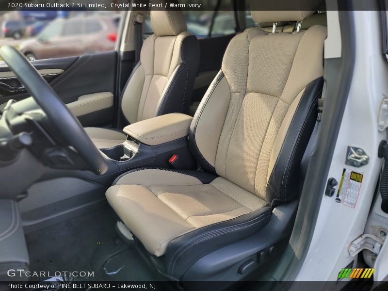 Crystal White Pearl / Warm Ivory 2020 Subaru Outback 2.5i Limited