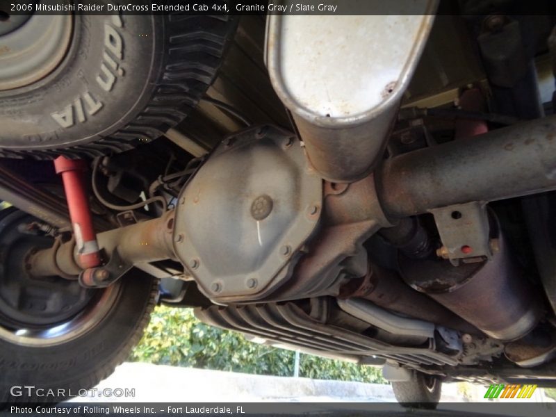 Undercarriage of 2006 Raider DuroCross Extended Cab 4x4