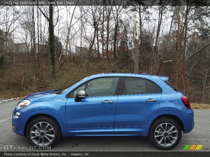  2021 500X Sport AWD Italia Blue