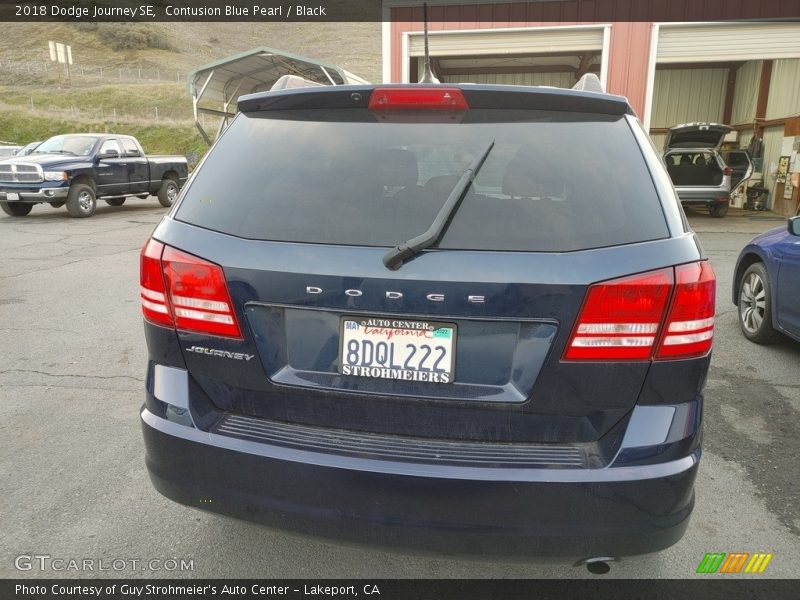 Contusion Blue Pearl / Black 2018 Dodge Journey SE