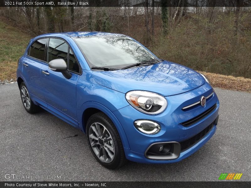 Front 3/4 View of 2021 500X Sport AWD