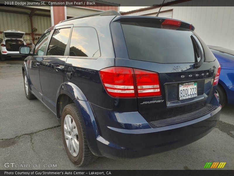 Contusion Blue Pearl / Black 2018 Dodge Journey SE