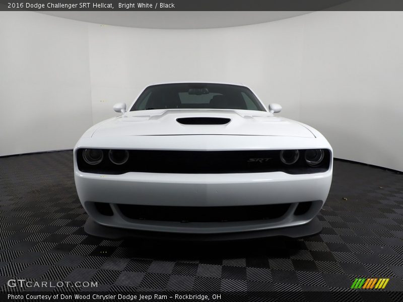 Bright White / Black 2016 Dodge Challenger SRT Hellcat