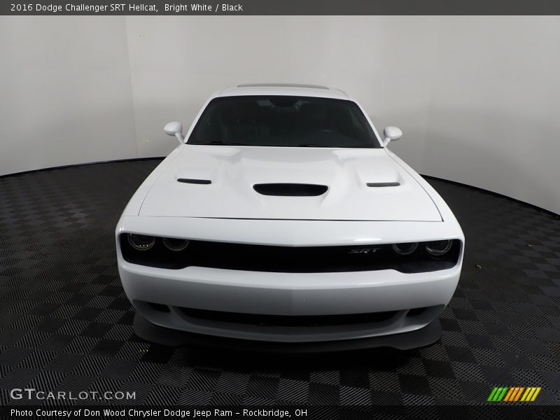Bright White / Black 2016 Dodge Challenger SRT Hellcat