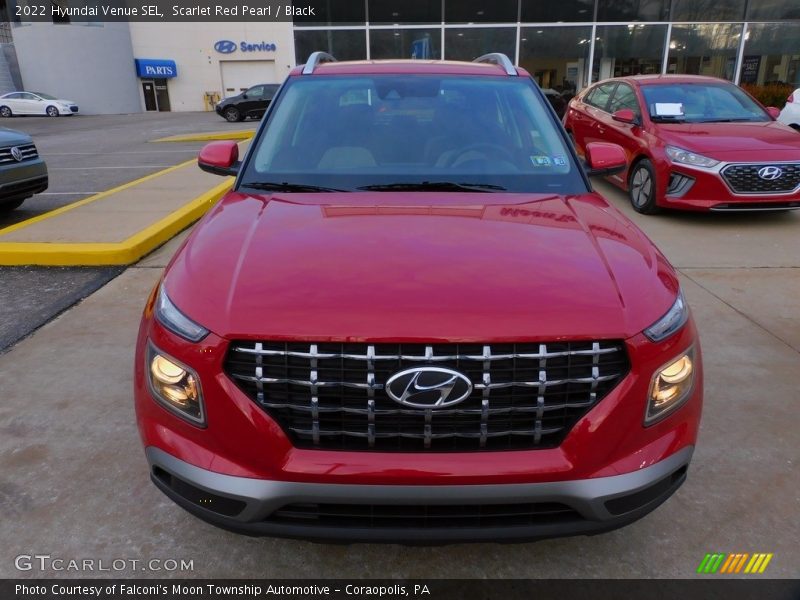 Scarlet Red Pearl / Black 2022 Hyundai Venue SEL