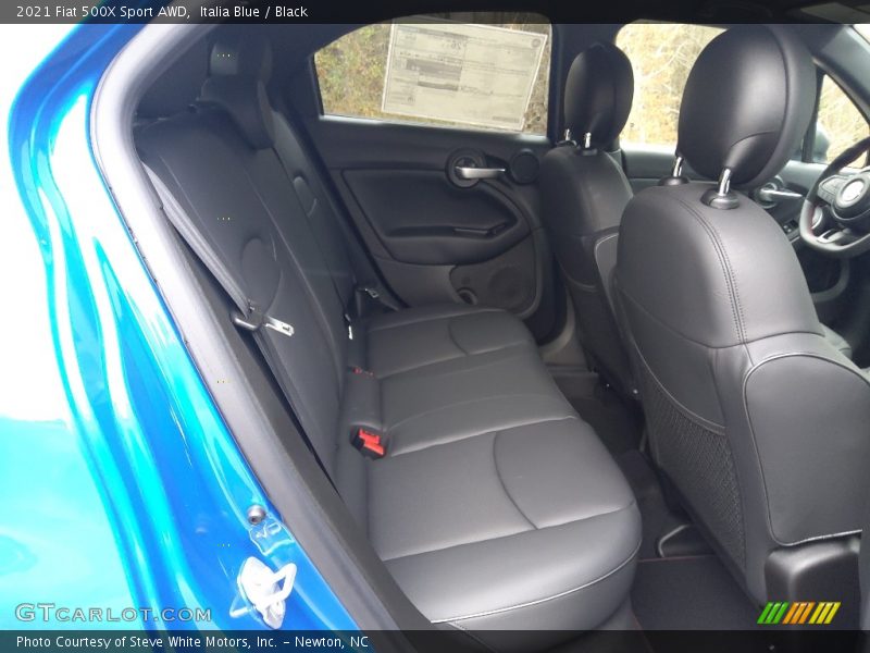 Rear Seat of 2021 500X Sport AWD