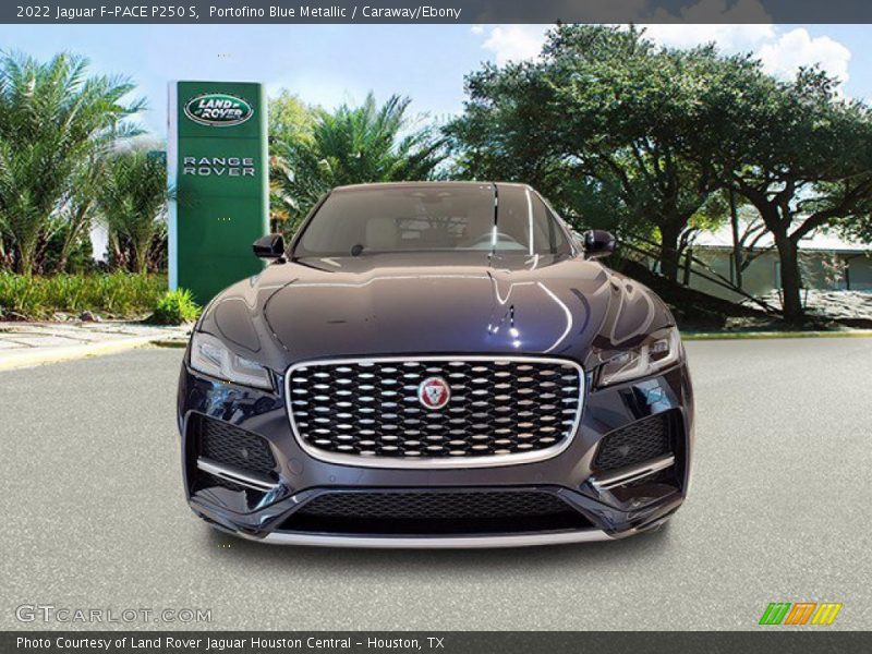 Portofino Blue Metallic / Caraway/Ebony 2022 Jaguar F-PACE P250 S