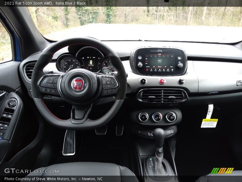 Dashboard of 2021 500X Sport AWD