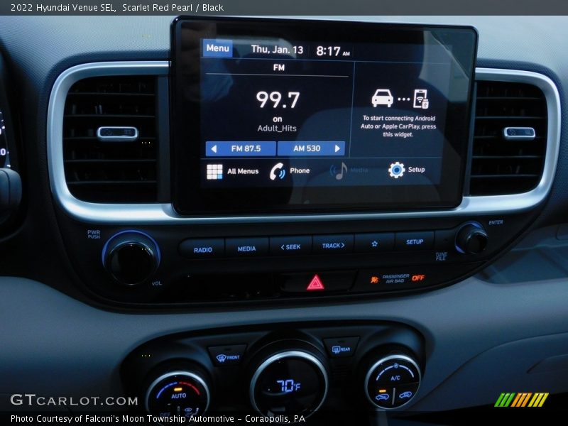 Scarlet Red Pearl / Black 2022 Hyundai Venue SEL