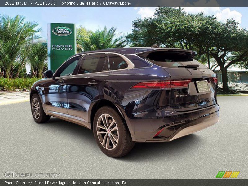 Portofino Blue Metallic / Caraway/Ebony 2022 Jaguar F-PACE P250 S