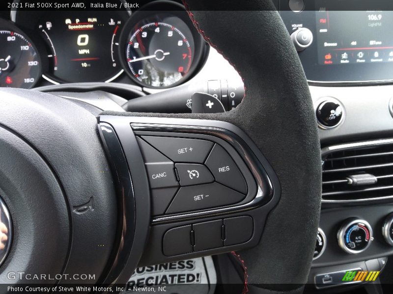  2021 500X Sport AWD Steering Wheel