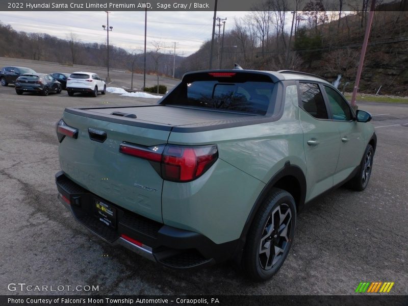 Sage Gray / Black 2022 Hyundai Santa Cruz Limited Premium AWD
