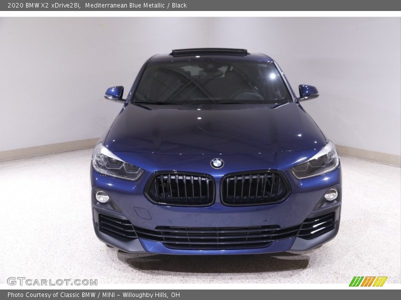 Mediterranean Blue Metallic / Black 2020 BMW X2 xDrive28i