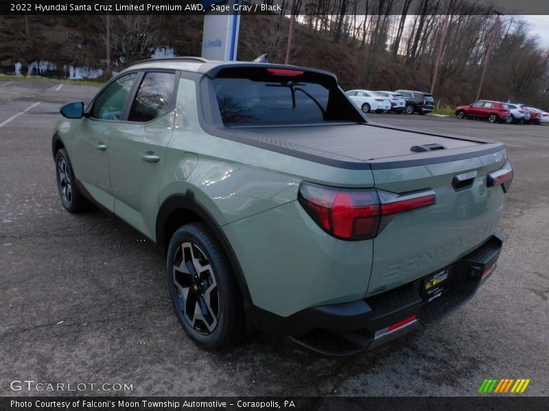 Sage Gray / Black 2022 Hyundai Santa Cruz Limited Premium AWD
