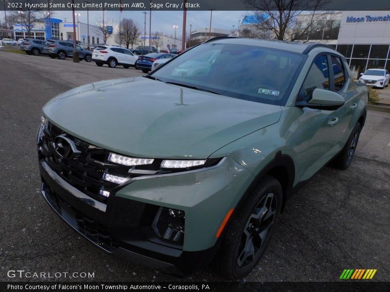 Sage Gray / Black 2022 Hyundai Santa Cruz Limited Premium AWD