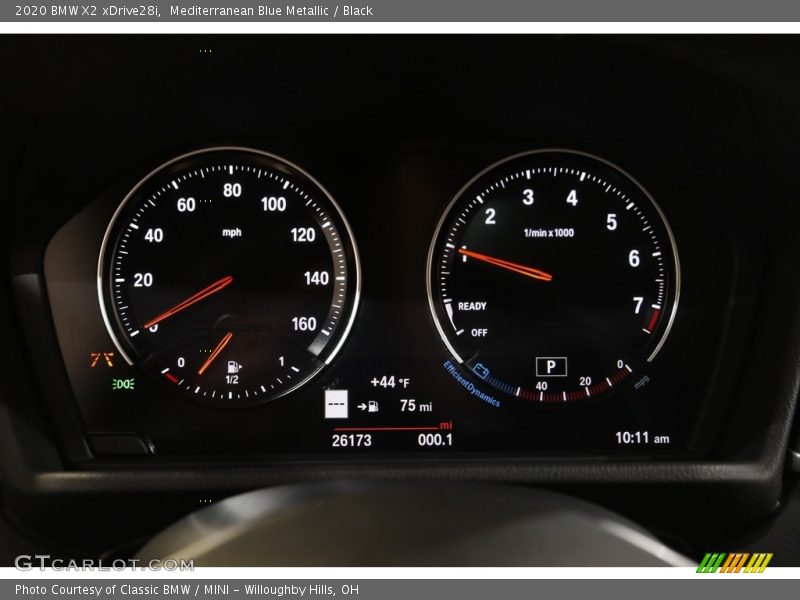 Mediterranean Blue Metallic / Black 2020 BMW X2 xDrive28i