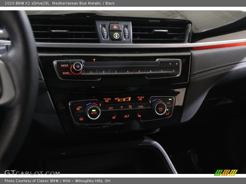 Mediterranean Blue Metallic / Black 2020 BMW X2 xDrive28i