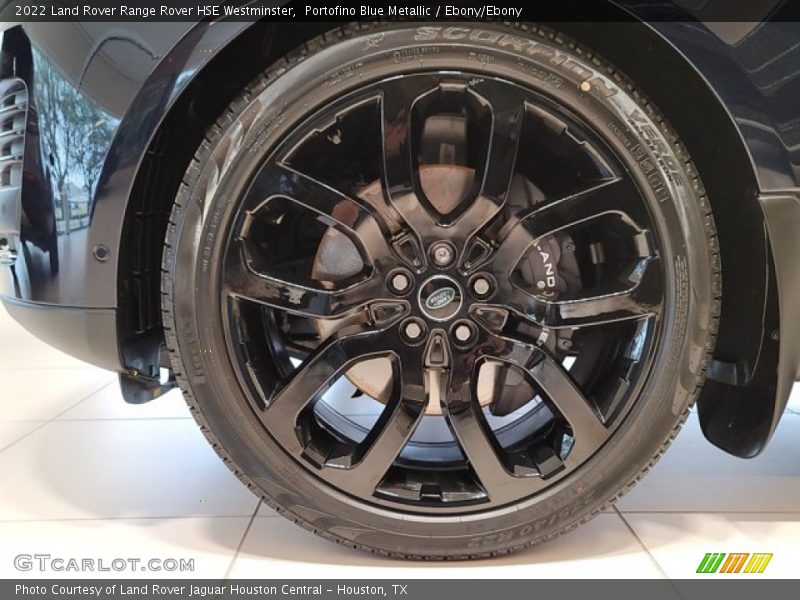 Portofino Blue Metallic / Ebony/Ebony 2022 Land Rover Range Rover HSE Westminster