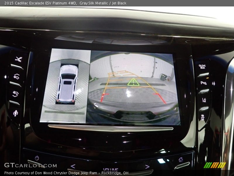 Gray Silk Metallic / Jet Black 2015 Cadillac Escalade ESV Platinum 4WD