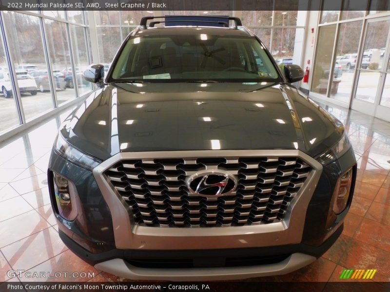 Steel Graphite / Black 2022 Hyundai Palisade SEL AWD