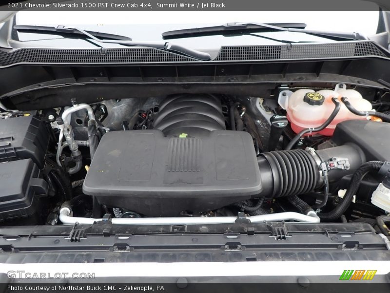 Summit White / Jet Black 2021 Chevrolet Silverado 1500 RST Crew Cab 4x4