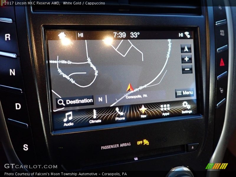 White Gold / Cappuccino 2017 Lincoln MKC Reserve AWD