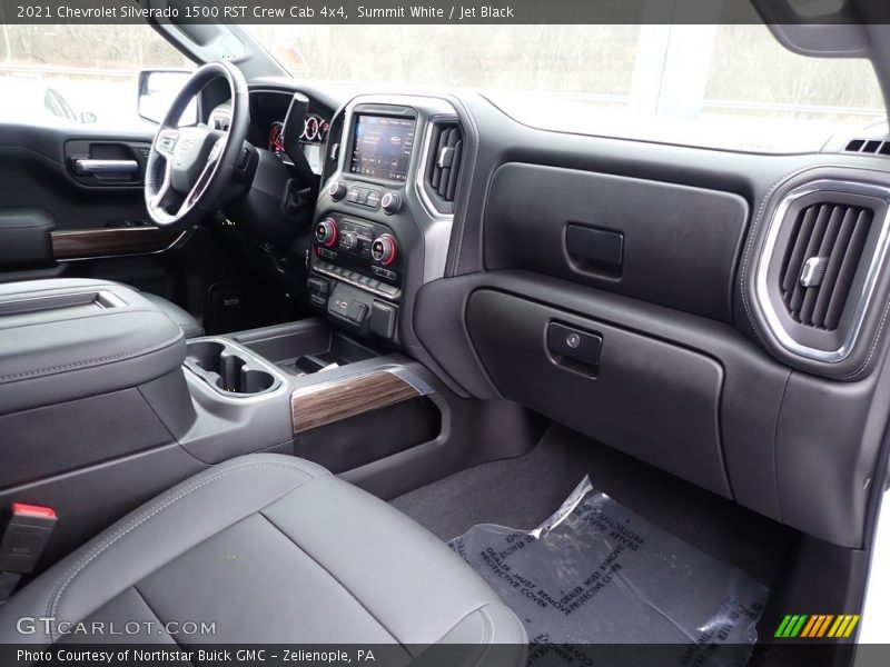 Summit White / Jet Black 2021 Chevrolet Silverado 1500 RST Crew Cab 4x4