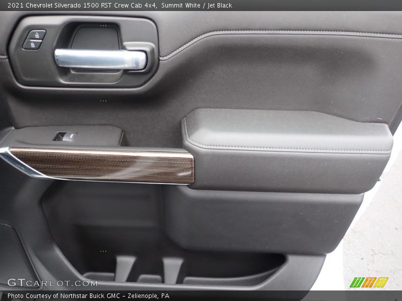 Summit White / Jet Black 2021 Chevrolet Silverado 1500 RST Crew Cab 4x4