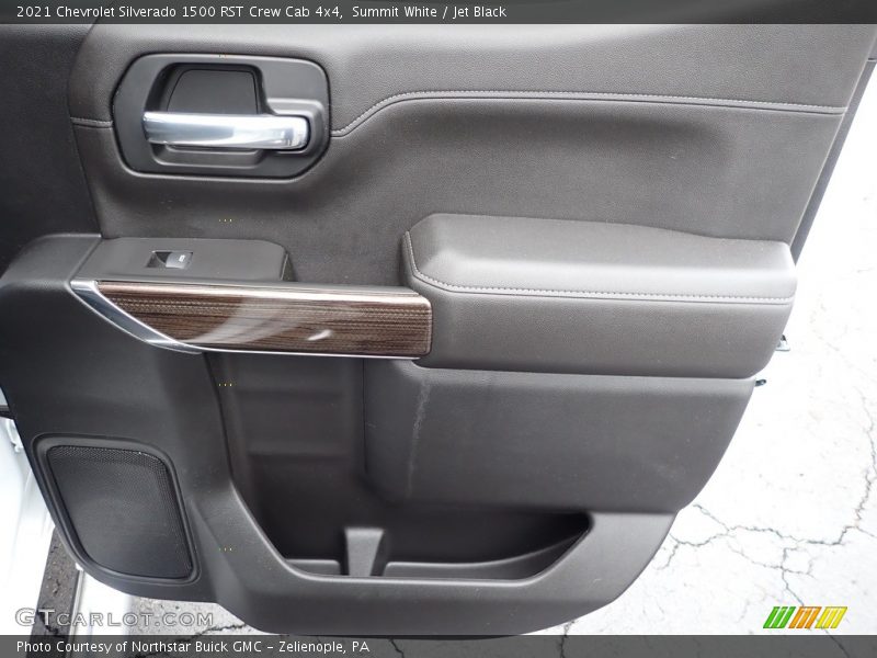 Summit White / Jet Black 2021 Chevrolet Silverado 1500 RST Crew Cab 4x4