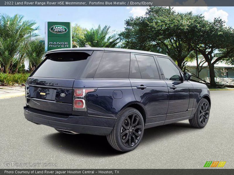 Portofino Blue Metallic / Ebony/Ebony 2022 Land Rover Range Rover HSE Westminster