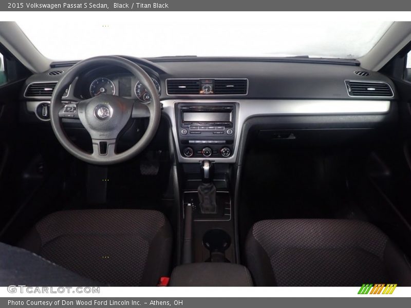 Black / Titan Black 2015 Volkswagen Passat S Sedan