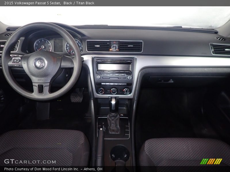 Black / Titan Black 2015 Volkswagen Passat S Sedan