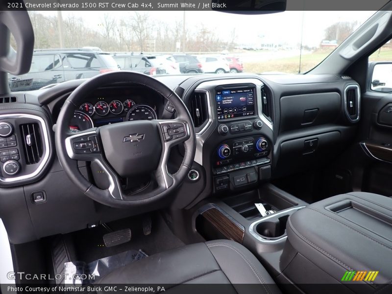  2021 Silverado 1500 RST Crew Cab 4x4 Jet Black Interior