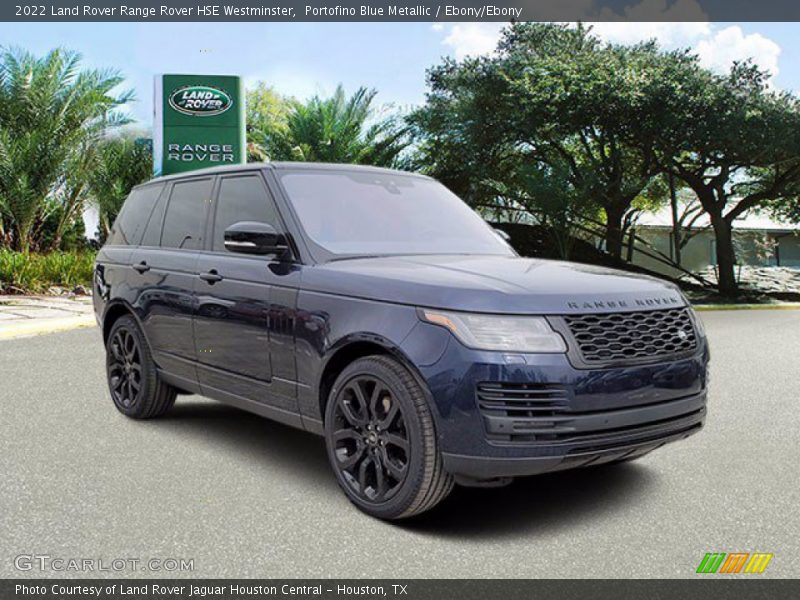 Portofino Blue Metallic / Ebony/Ebony 2022 Land Rover Range Rover HSE Westminster