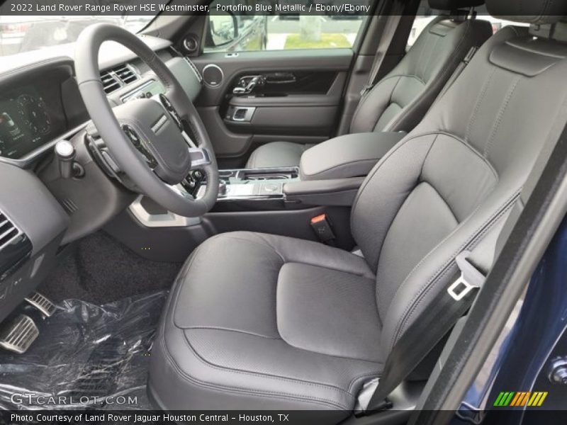 Front Seat of 2022 Range Rover HSE Westminster