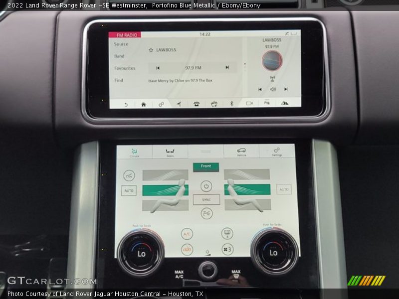 Portofino Blue Metallic / Ebony/Ebony 2022 Land Rover Range Rover HSE Westminster