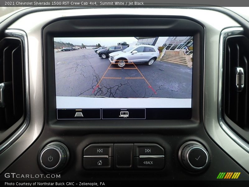 Summit White / Jet Black 2021 Chevrolet Silverado 1500 RST Crew Cab 4x4
