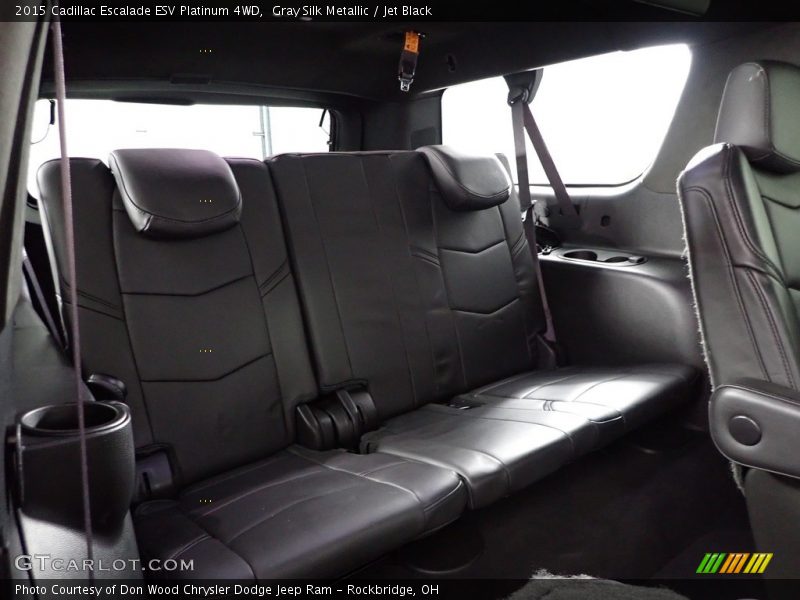 Gray Silk Metallic / Jet Black 2015 Cadillac Escalade ESV Platinum 4WD