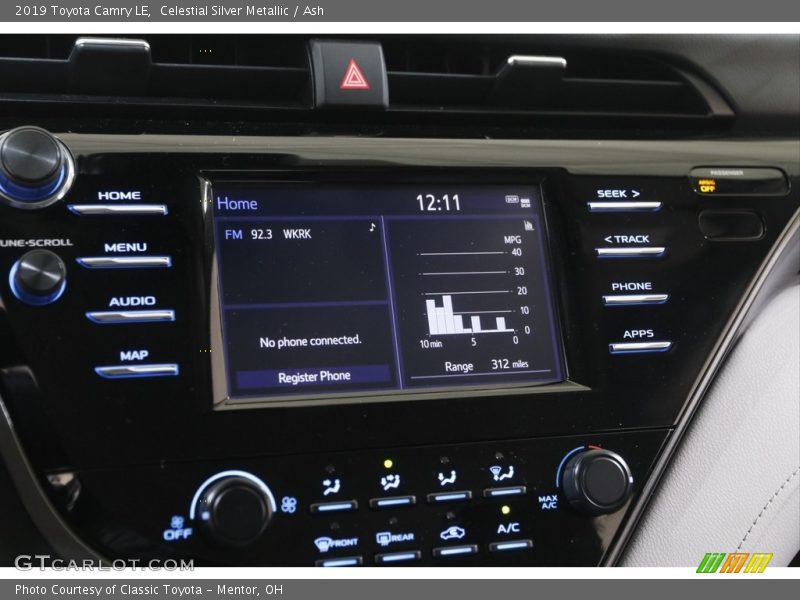 Celestial Silver Metallic / Ash 2019 Toyota Camry LE