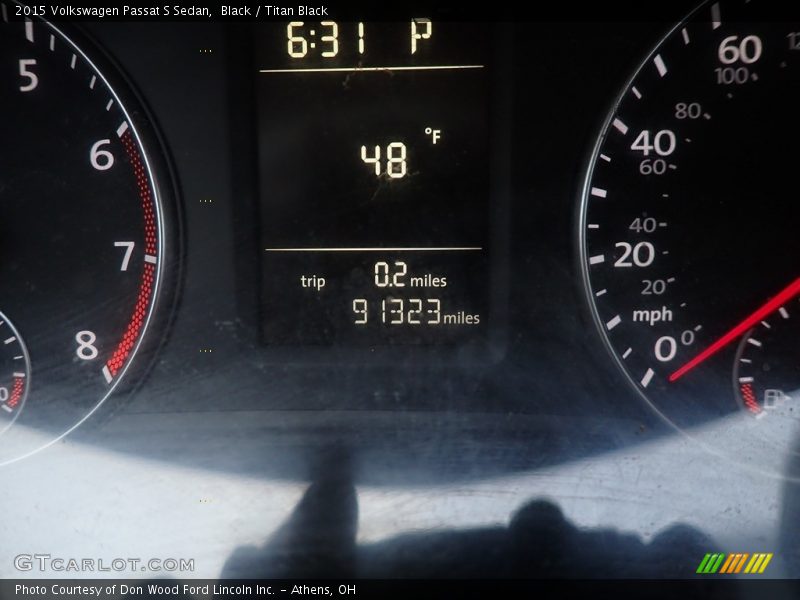 Black / Titan Black 2015 Volkswagen Passat S Sedan