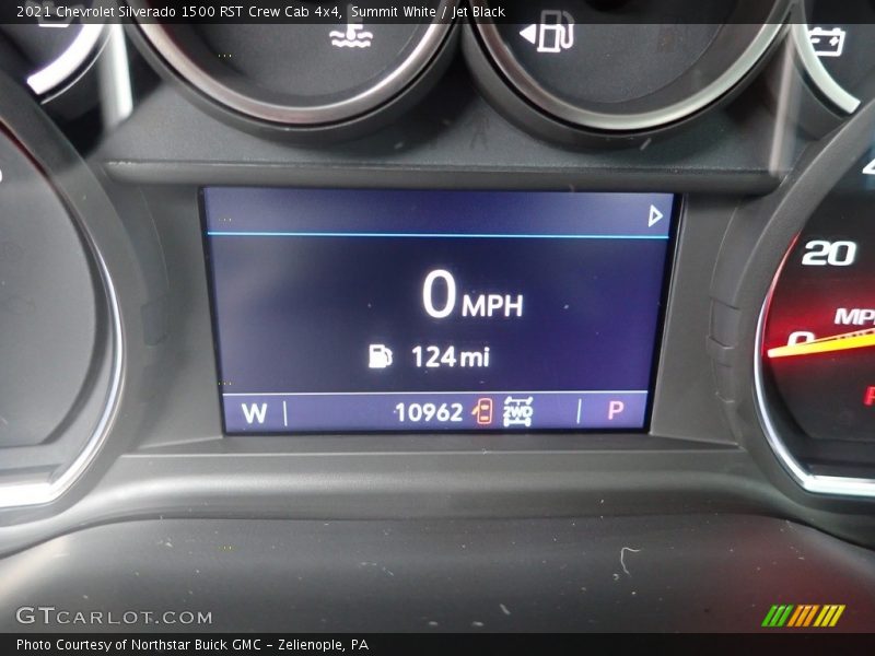 Summit White / Jet Black 2021 Chevrolet Silverado 1500 RST Crew Cab 4x4